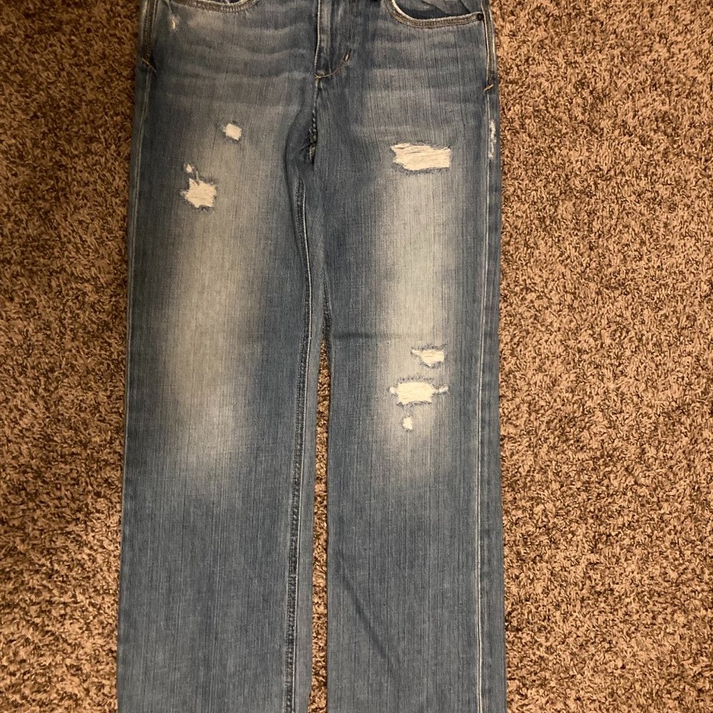 Joe's Jeans Size 28 Slim Fit Bootcut Rocker Style Denim Jeans Zimmerman BCZM8217